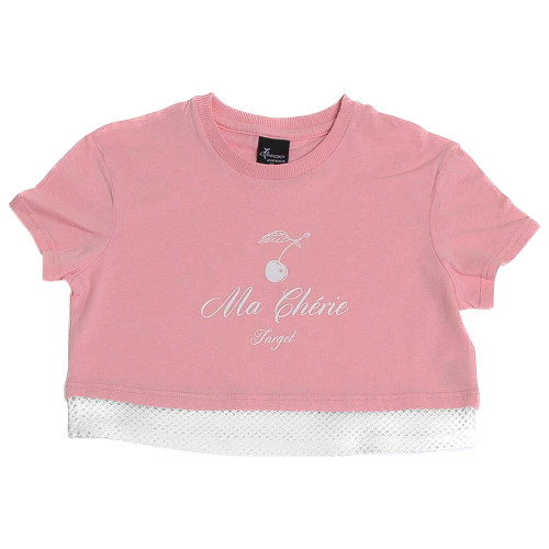 Target Παιδικό σετ Girls Crop Top & Shorts Single Jersey ''Cherry'' Set